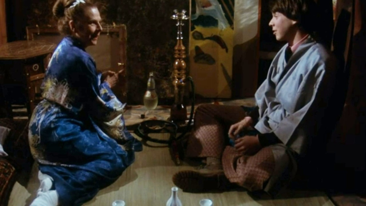 Ruth Gordon and Bud Cort in Harold and Maude