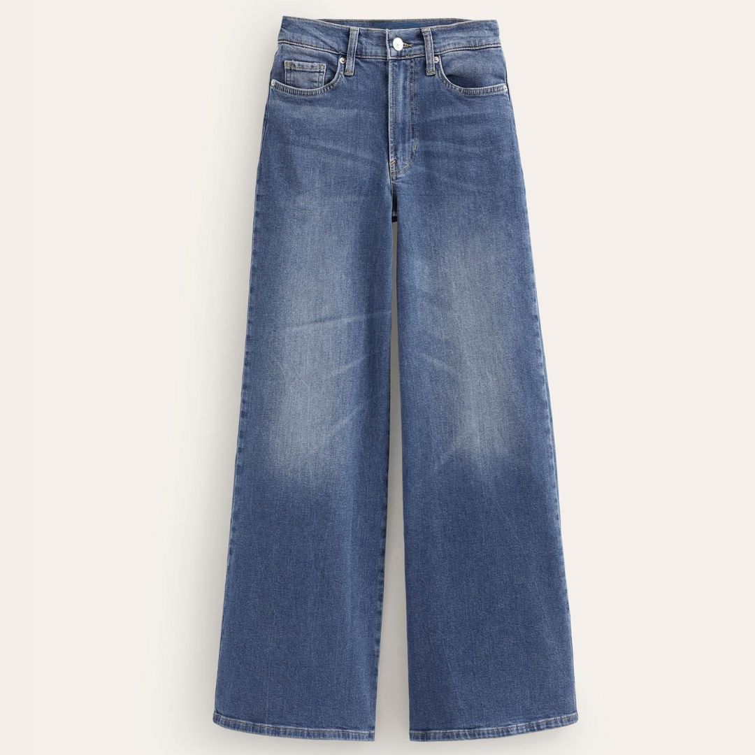 Boden High-Rise Wide-Leg Jeans