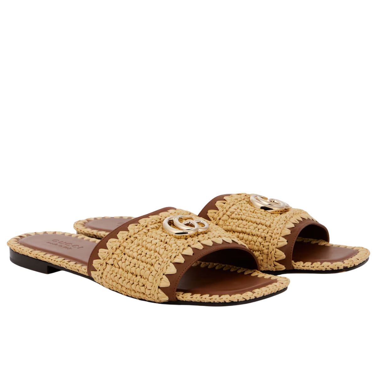 Gucci Cut Leather Sandals
