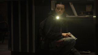 Ellie (Bella Ramsey) in The Last of Us season 2