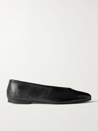 Darcy leather ballet flats