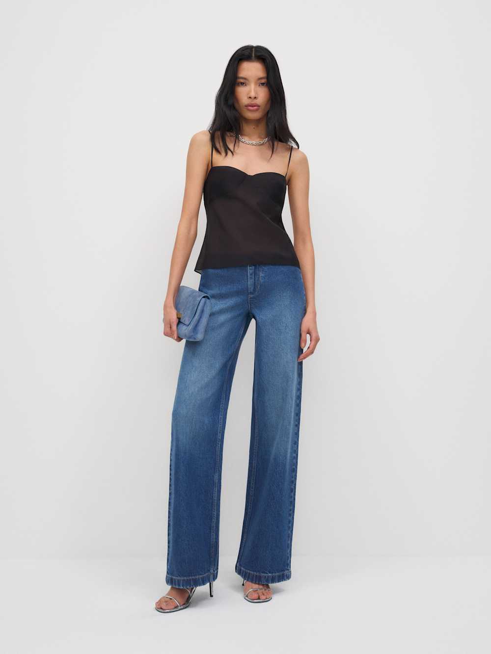 Talissa Stretch Low Rise Trouser Wide Leg Jeans