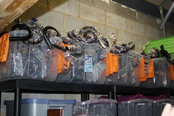 Bars are ready for bikes.
