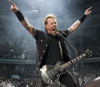 James Hetfield of Metallica performs at the Wachovia Center on January 17, 2009 in Philadelphia