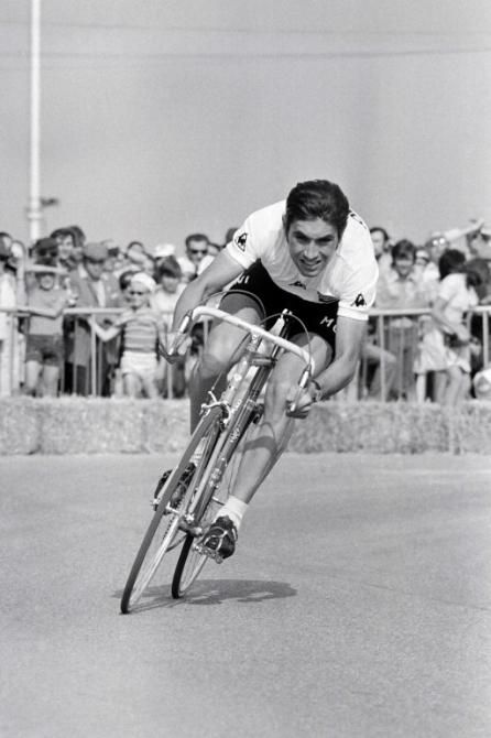 Aerodynamic performance wasn't nearly as much a concern back in the Merckx era as it is today.