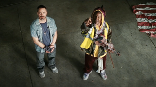 robert downey jr and jamie foxx in the soloist