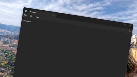 Notepad on Windows 11