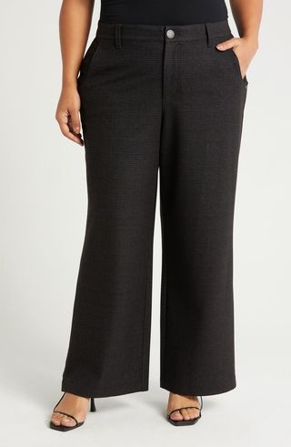 'ab'solution Skyrise Flat Front Wide Leg Pants