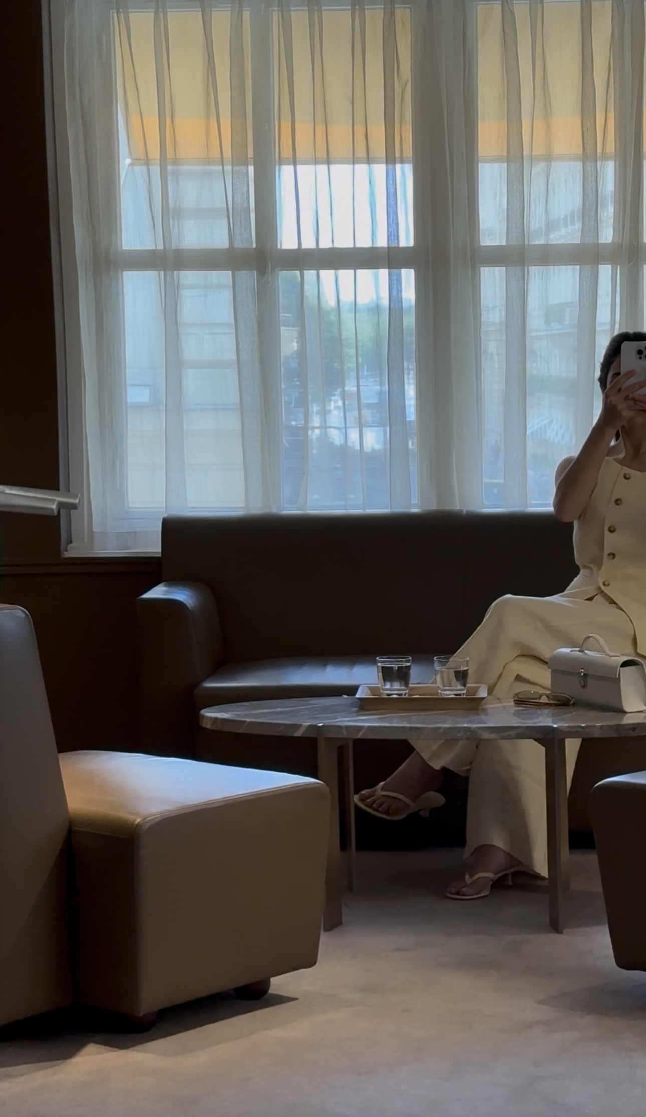 The Hermes flagship store in Paris.