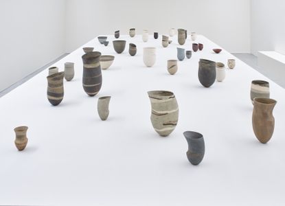 Installation view of the potter’s space’ at Kettle’s Yard