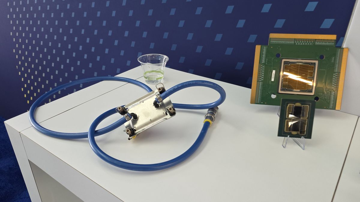 Intel showcases package-level CPU cooling solutions at Foundry Direct Connect 2025