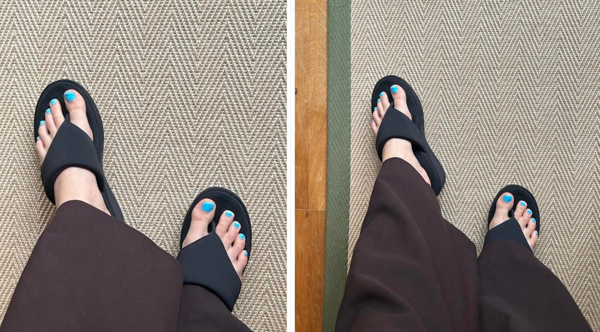 Image of flipflop platform sandals
