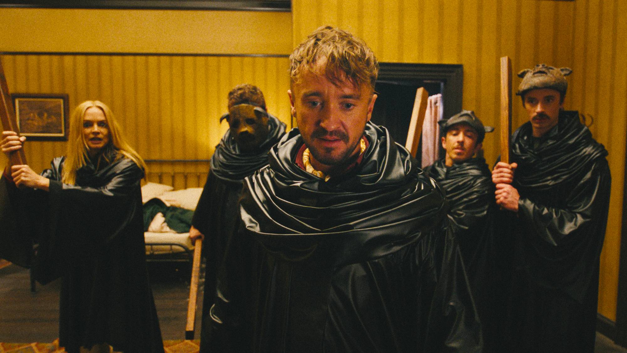 Heather Graham and Tom Felton in New Line Cinema/Nocturna&rsquo;s &ldquo;They Will Kill You" movie (2026)