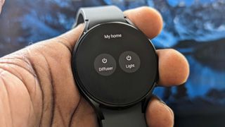 SmartThings tile on the Galaxy Watch 5
