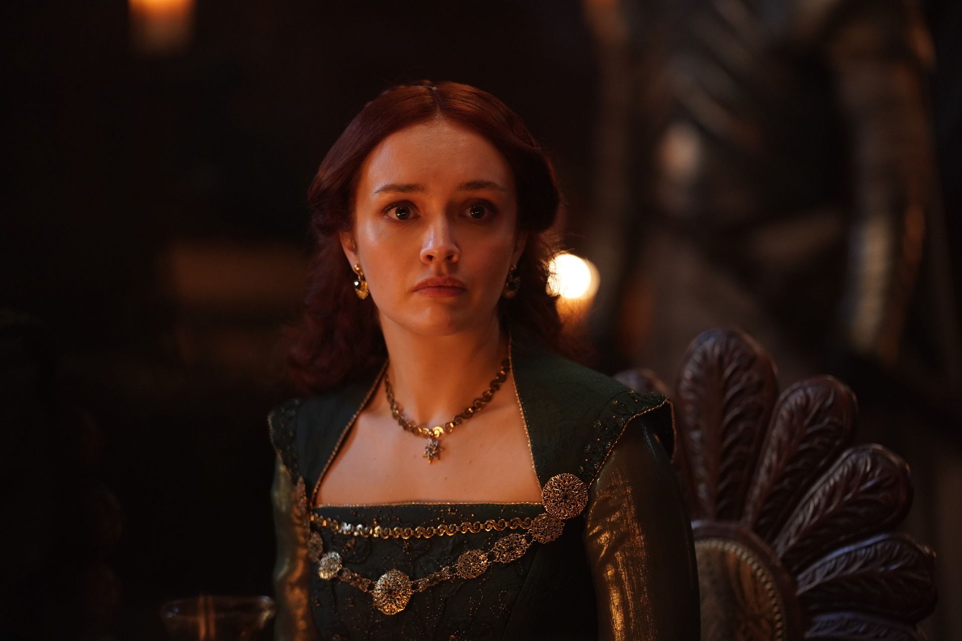 How old is Alicent Hightower when she marries Viserys and does she have