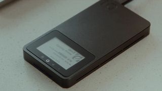 An image from a promotional video by Iodyne, for its Pro Mini external SSD