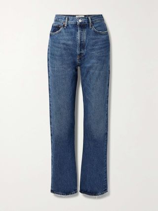 + Net Sustain '90s Pinch Waist High-Rise Straight-Leg Organic Jeans