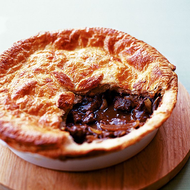 Beef, Mushroom and Smoked Oyster Pie-recipies-woman and home