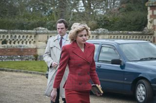 Princess Diana in the Season 4 finale of The Crown