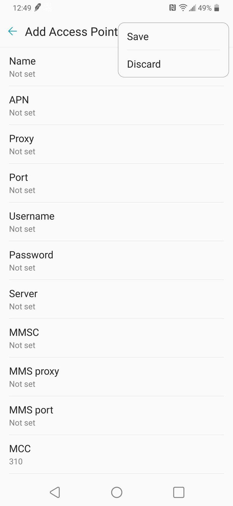 What are the APN settings for TMobile? Android Central