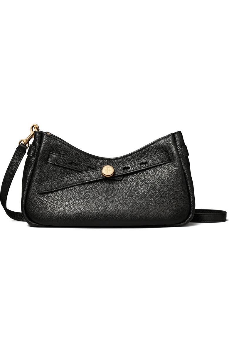 Romy Zip Top Leather Crossbody Bag