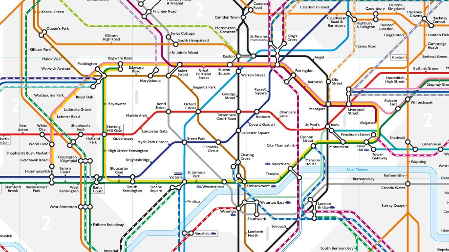 Beck's original map has become iconic in the design world