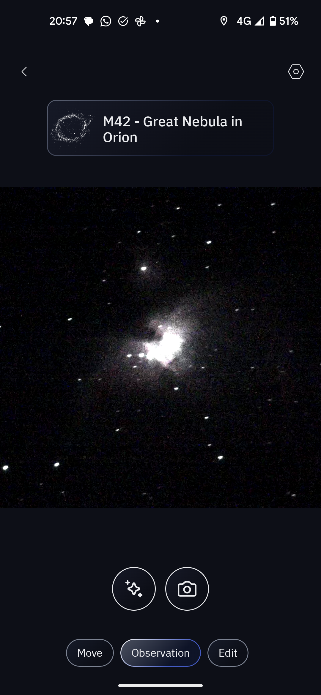 The Unistellar app for telescopes