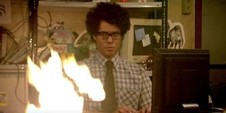 Richard Ayoade as Moss on The IT Crowd