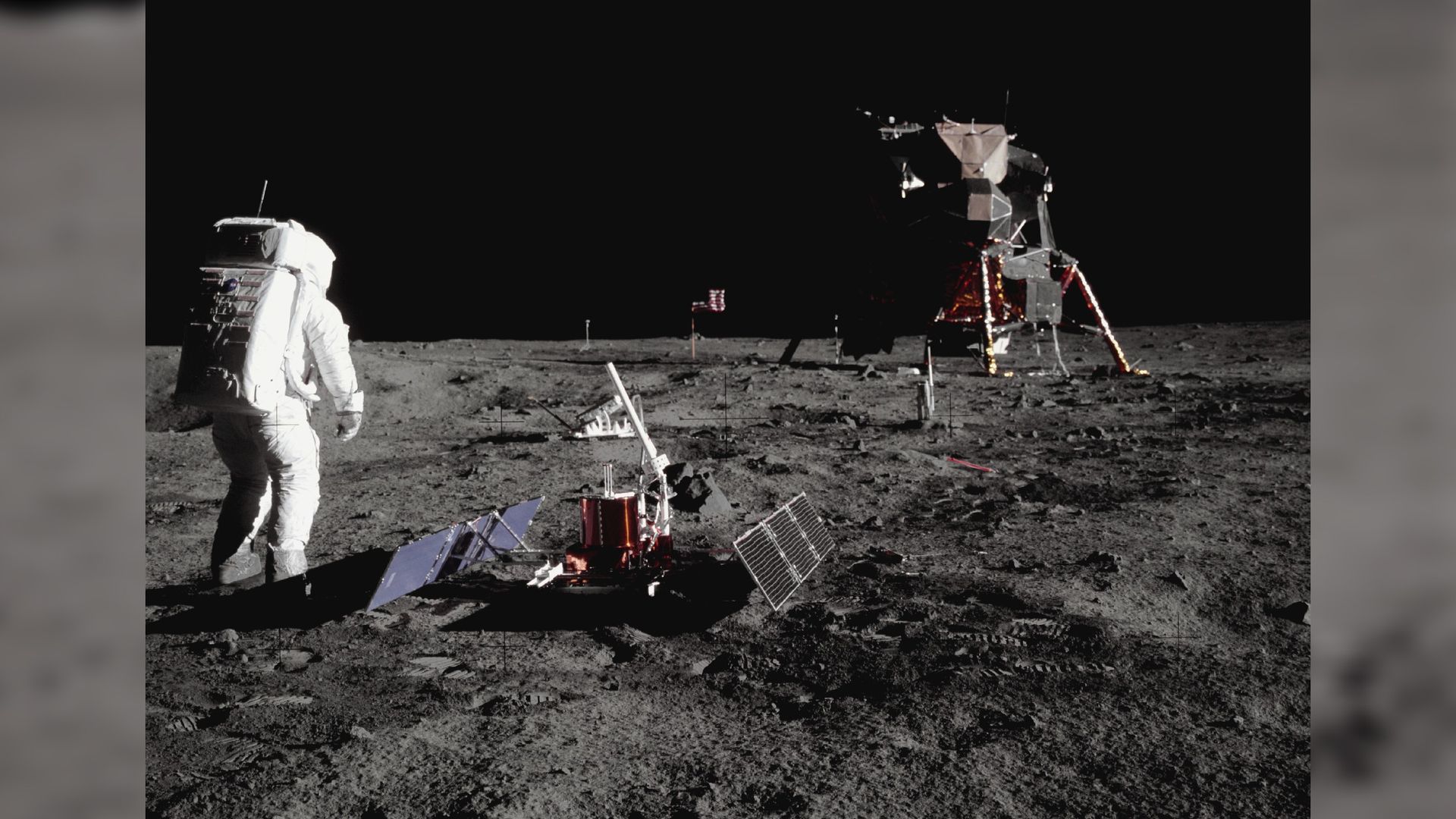 Сколько побывало на луне. Apollo 11 Lunar Module.