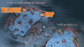 God of War Forgotten Tower treasure map