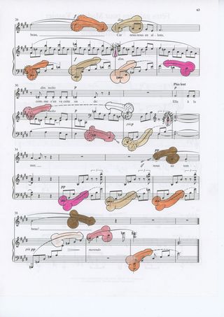 Image of a Porn music sheet