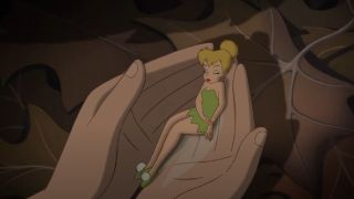 Tinkerbell completely passed out in Return to Neverland.