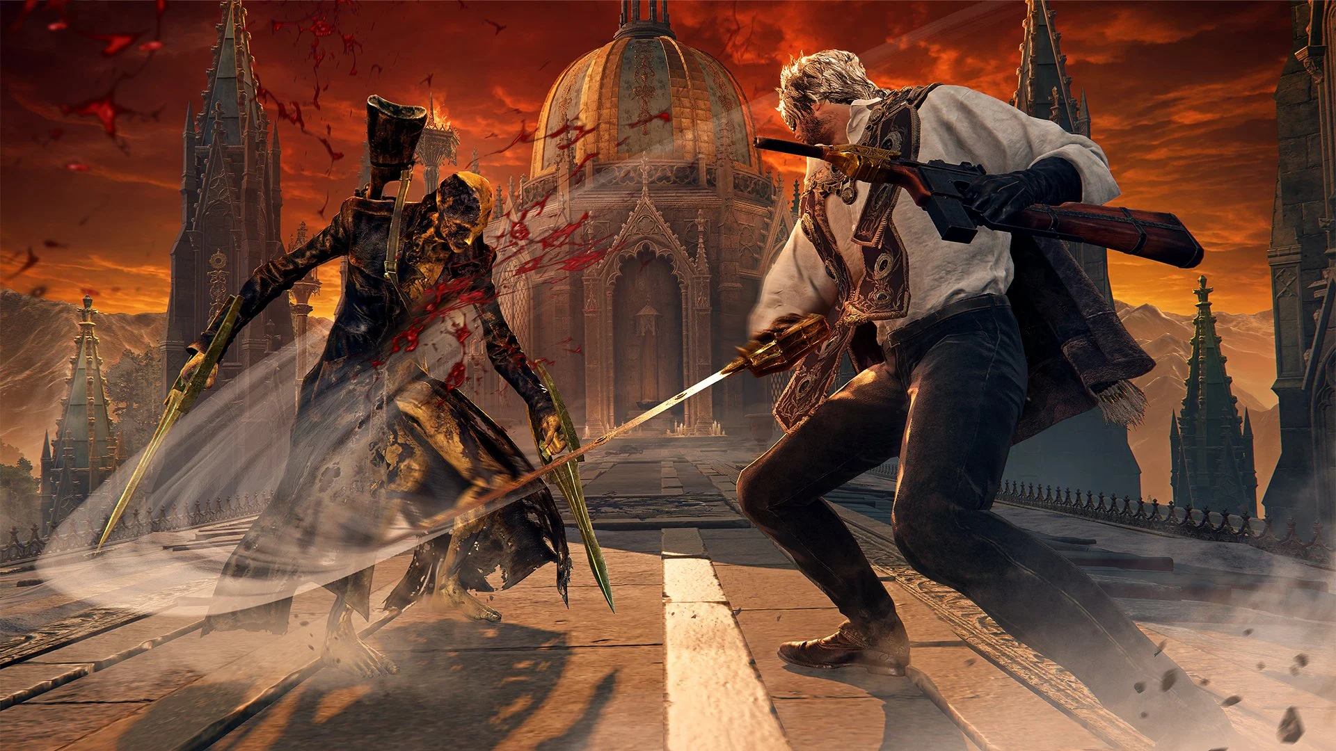 Screens of a Nintendo Switch 2 gothic horror game