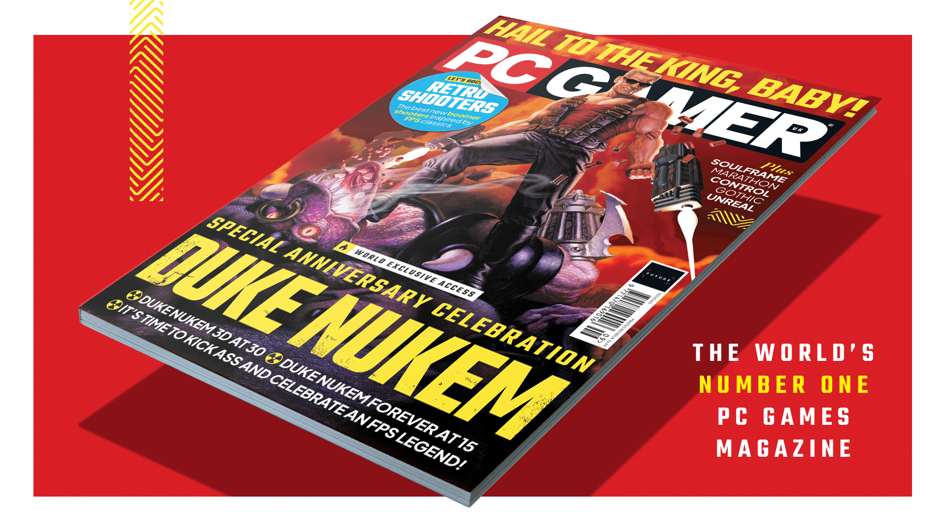 Duke Nukem PC Gamer magazine issue
