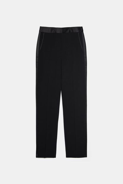 ZARA Side Stripe Tuxedo Pants