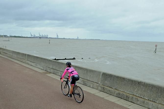 Rosella Ratto rides to sign on in Harwich