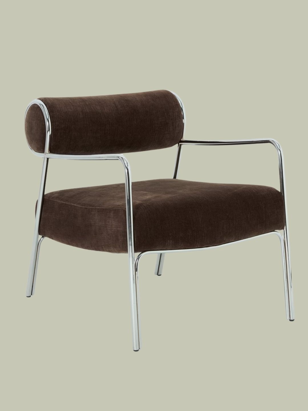 John Lewis, Hoxton Armchair in Chocolate Chenille