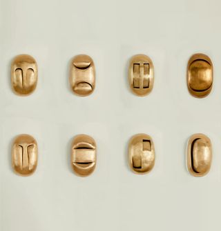 Golden masks by Maison Integre