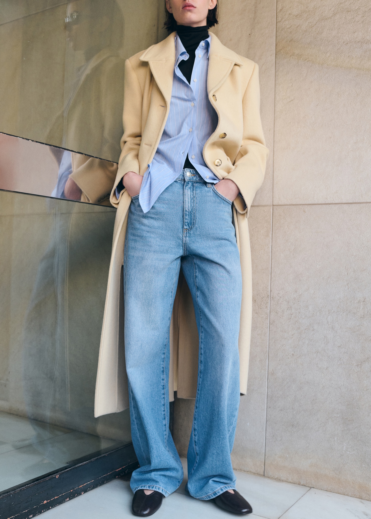 Danila High-Waisted Wide-Leg Jeans - Women | Mango United Kingdom