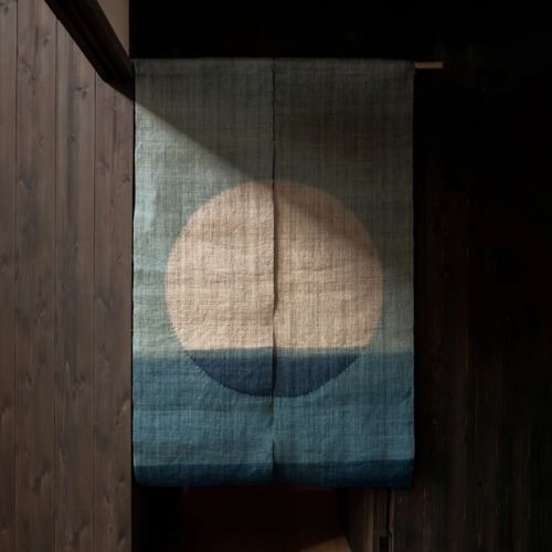 TavanaStudio, Indigo Wall Piece - Horizon - Noren