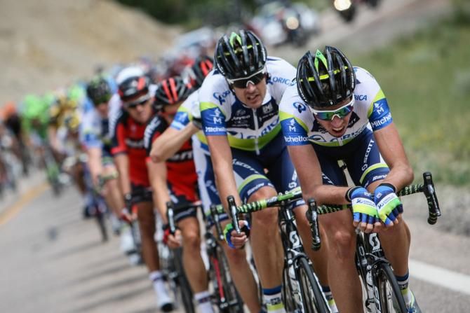 Orica GreenEdge worked hard to shut down the break.