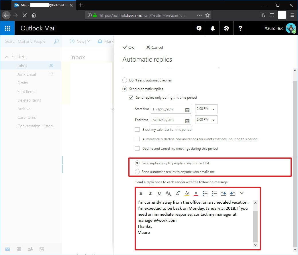How to set up automatic Outlook out-of-office replies | Windows Central