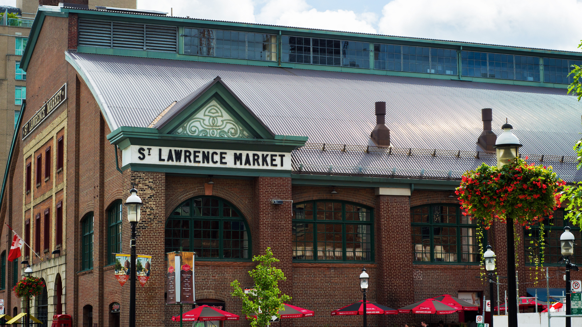 St Lawrence Market exterior in Toronto.