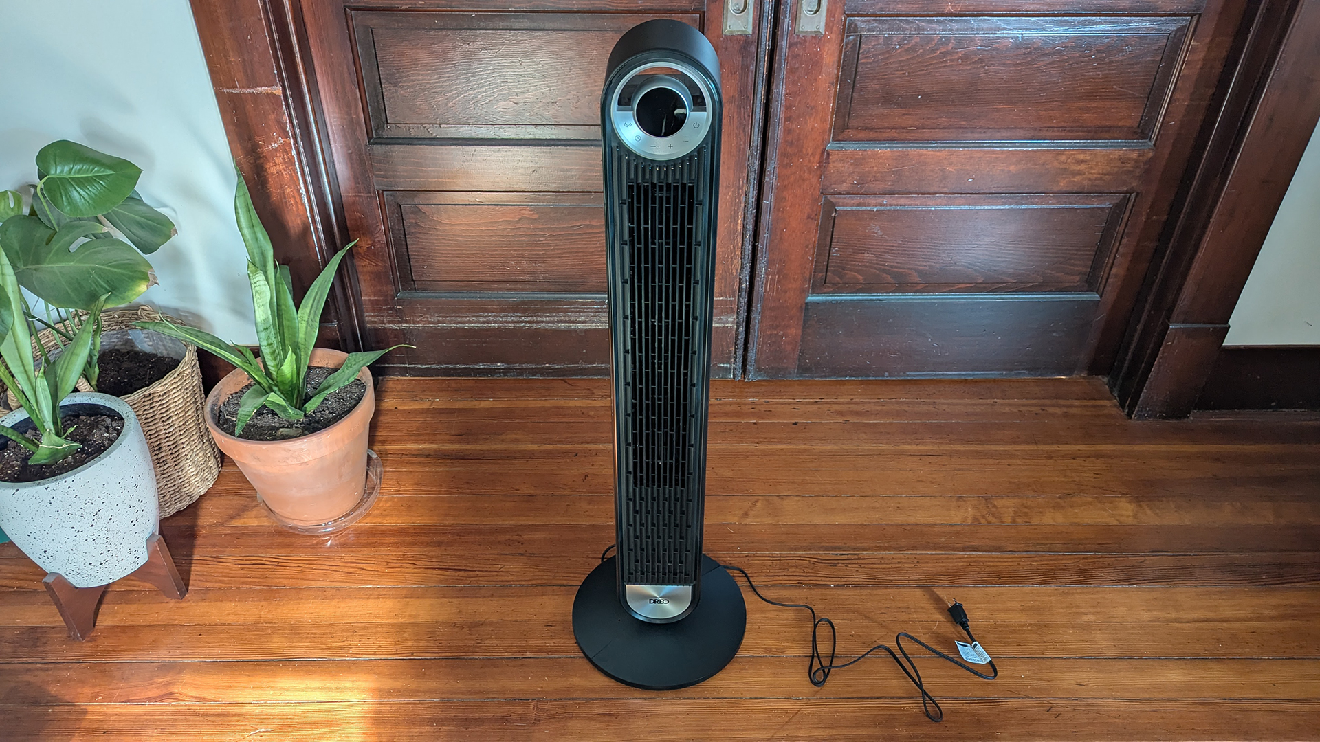 Dreo Smart Tower Fan 519S in reviewer's home
