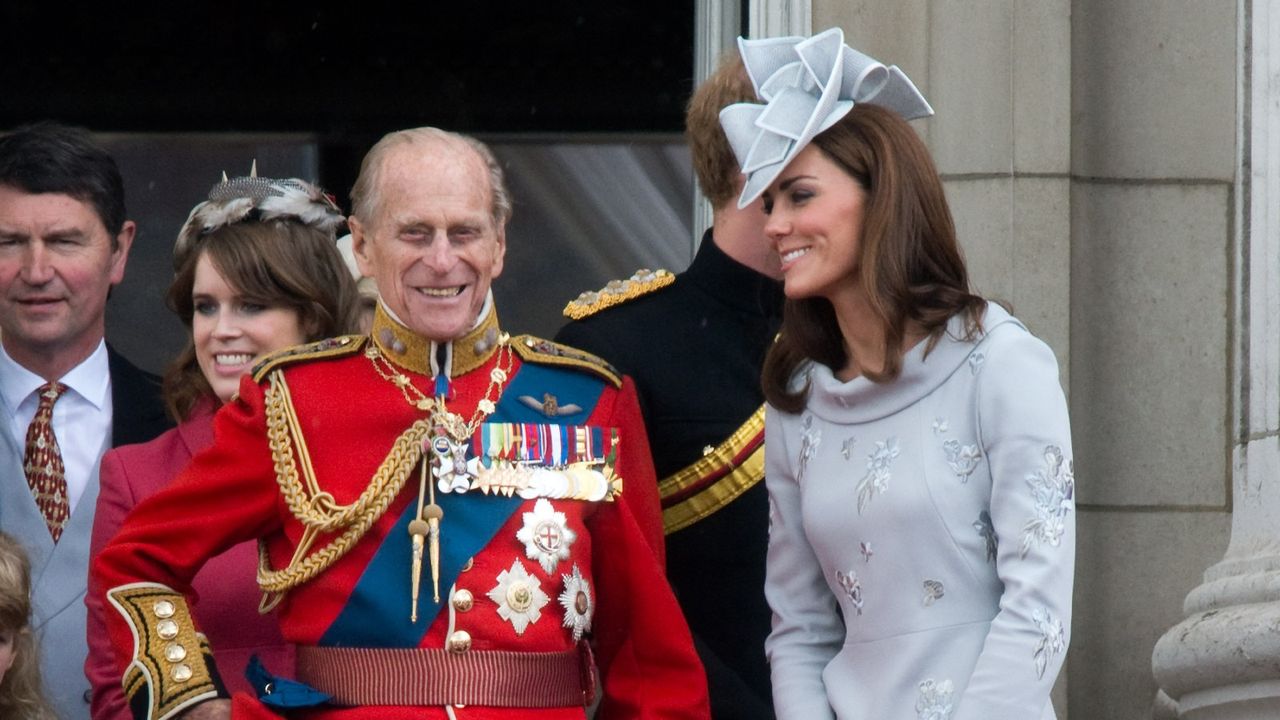 Prince Philip and Kate Middleton