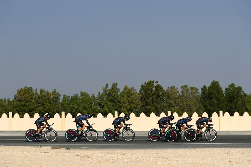 Canyon SRAM were unable to defend their title but claimed a silver medal