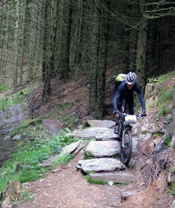 Philip Richmond, of the men's duo Team Hayland, in action on day three.