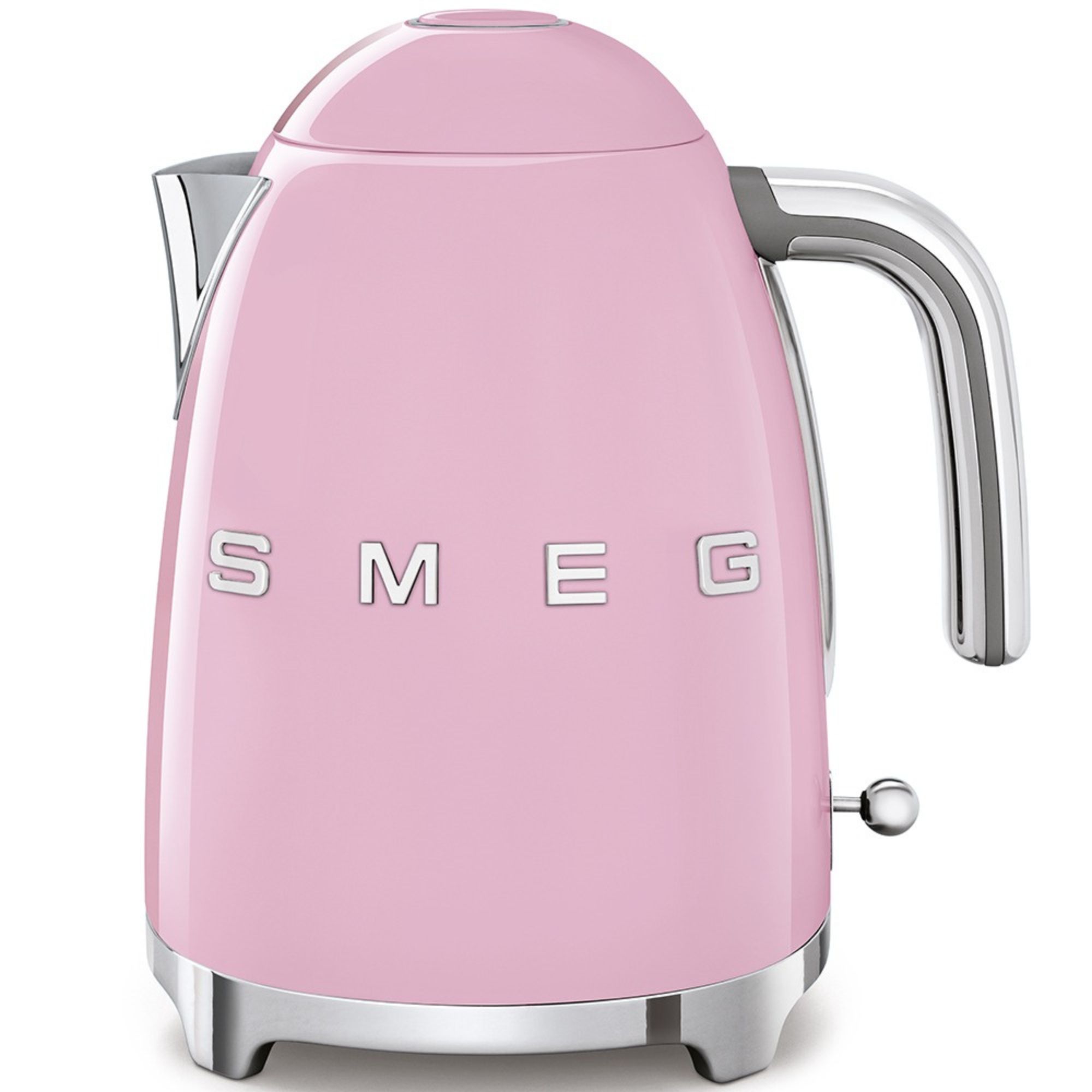 Pink smeg kettle