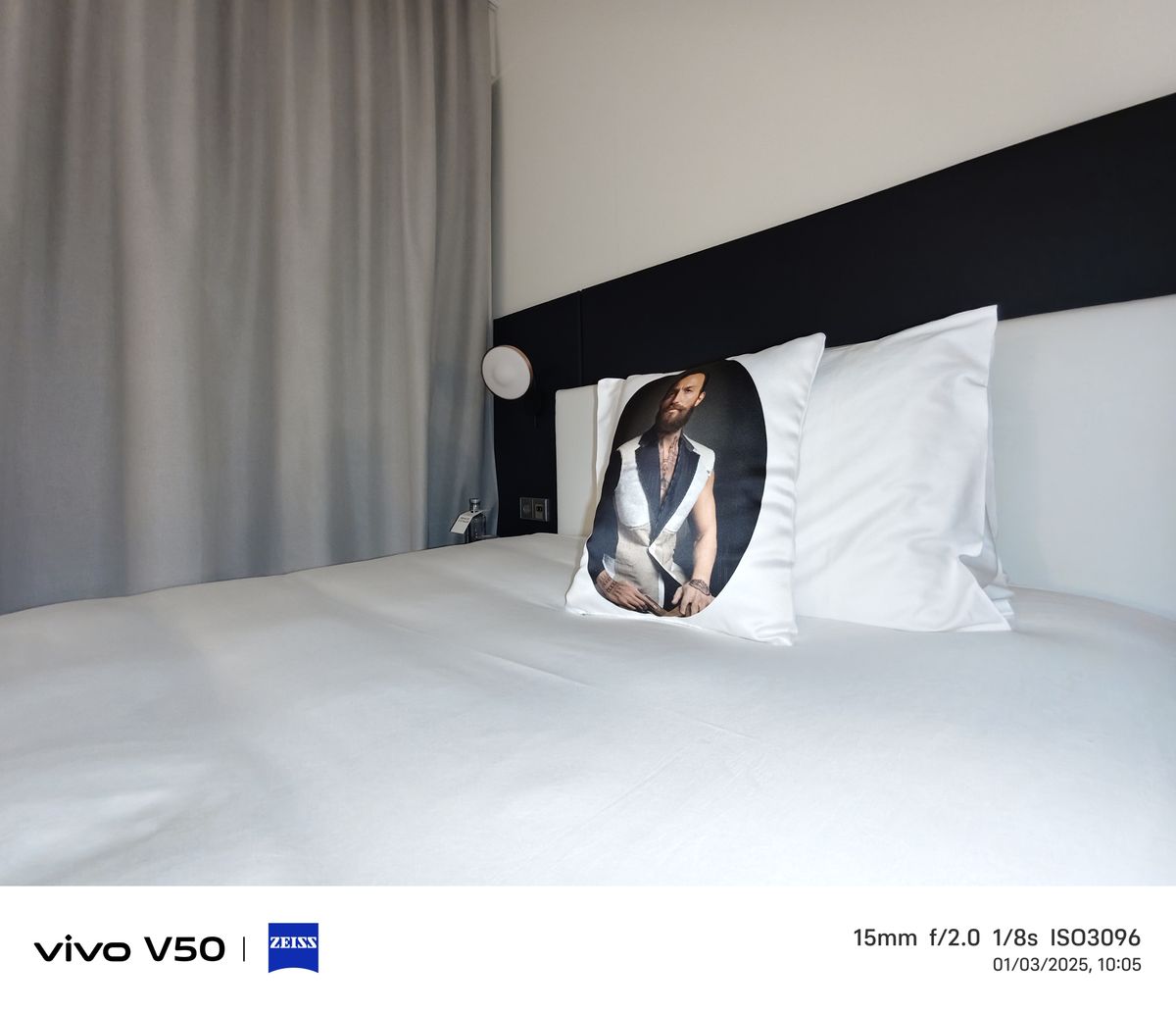 A photo taken on the Vivo V50
