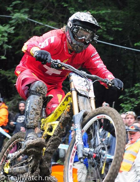 Nick Beer (Scott) flying off a jump.